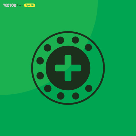 Medical cross iconのイラスト素材