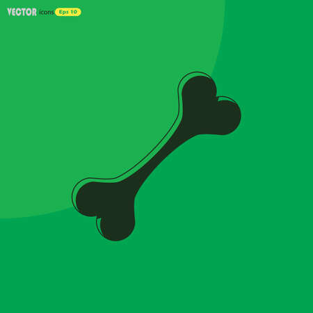 Bone vector icon,のイラスト素材