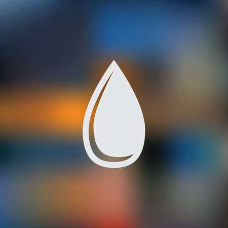 Blood drop vector iconのイラスト素材