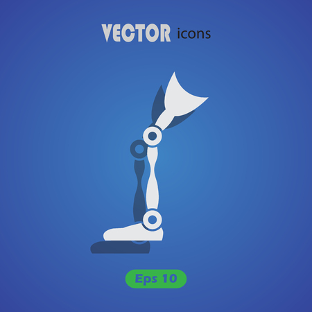 prosthetic leg iconのイラスト素材