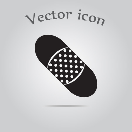 Patch medicine iconのイラスト素材