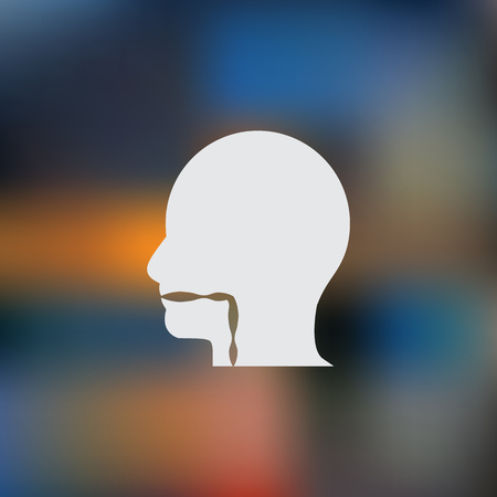 Throat iconのイラスト素材