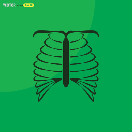 human chest iconのイラスト素材