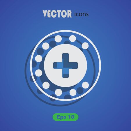 Medical cross iconのイラスト素材