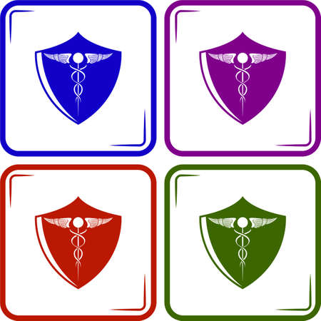 medical graphic design , vector illustrationのイラスト素材