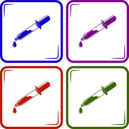 Pipette iconのイラスト素材