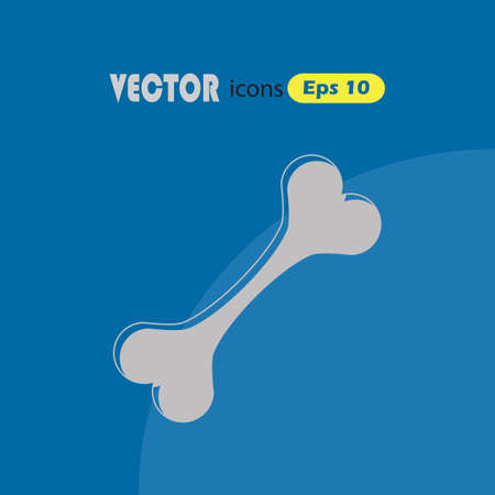 Bone vector icon,のイラスト素材