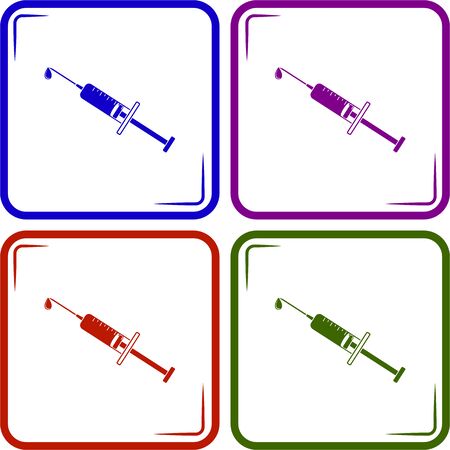 Syringe iconのイラスト素材