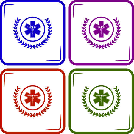 medical (ambulance) iconのイラスト素材