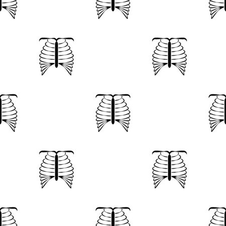 human chest iconのイラスト素材