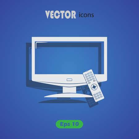 Tv iconのイラスト素材