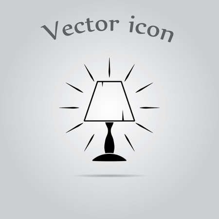 Table lamp Iconのイラスト素材
