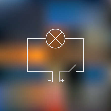 Circuit  Simple  iconのイラスト素材