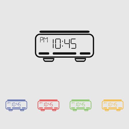 Alarm clock vector iconのイラスト素材