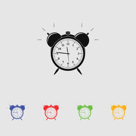 alarm clock vector iconのイラスト素材