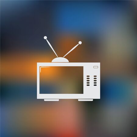 TV vector iconのイラスト素材