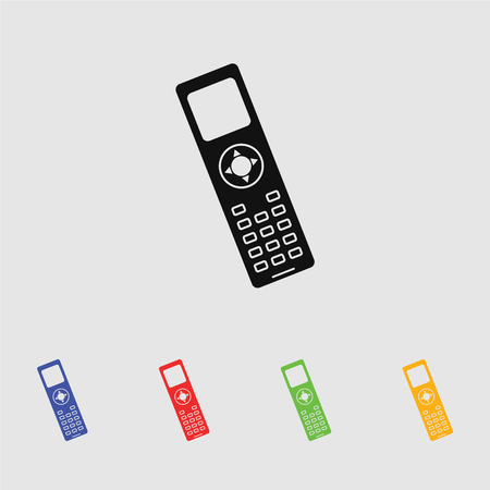 Phone simple vector iconのイラスト素材