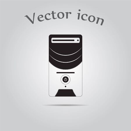 Icon computer system unit.のイラスト素材