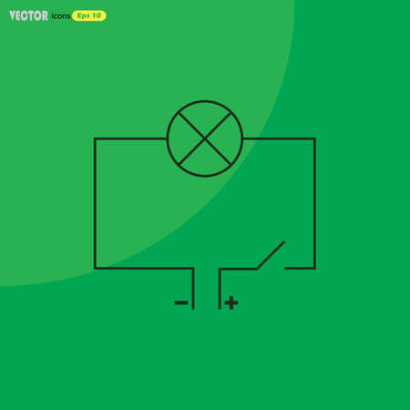 Circuit  Simple vector iconのイラスト素材