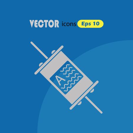 Electric fuse vector iconのイラスト素材