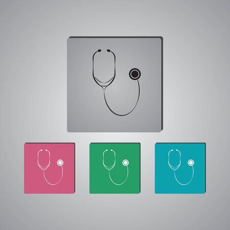 Stethoscope Iconのイラスト素材