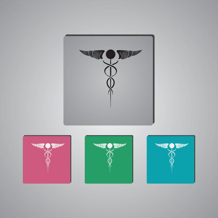 Medical symbol iconのイラスト素材