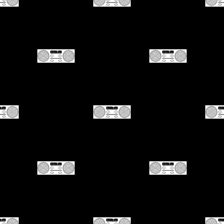 Old radio vector iconのイラスト素材