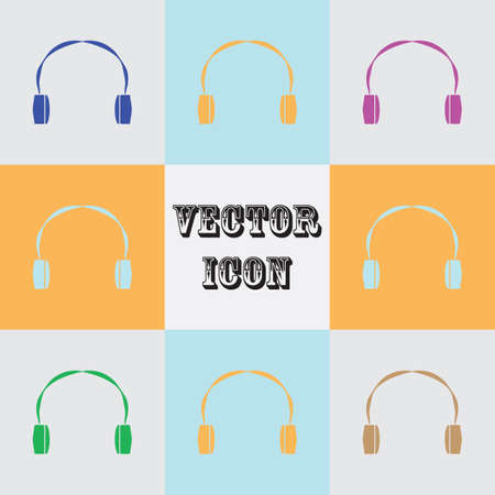 Headphone Icon Vectorのイラスト素材