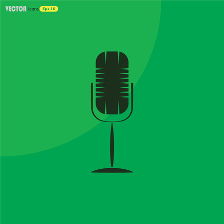 Microphone Iconのイラスト素材