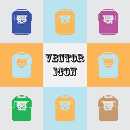 multi cooker iconのイラスト素材
