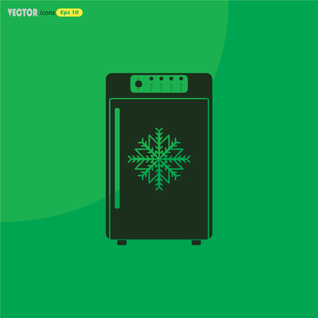 Freezer vector iconのイラスト素材