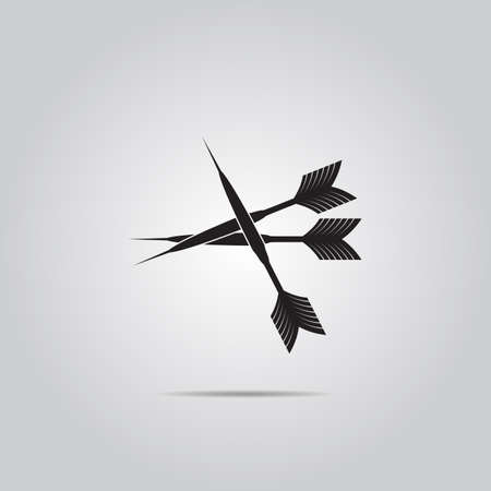 Darts vector icons. for web and mobileのイラスト素材
