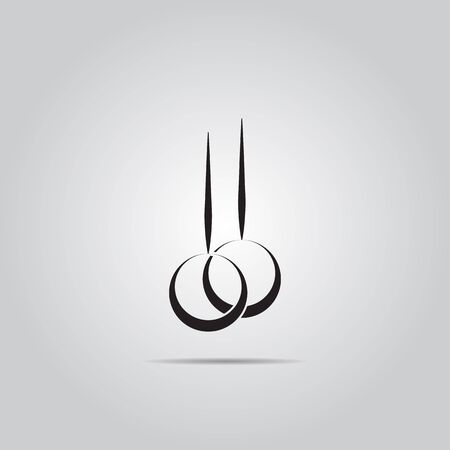 Sport rings vector iconのイラスト素材