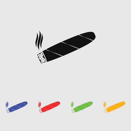 Cigar simple vector iconのイラスト素材