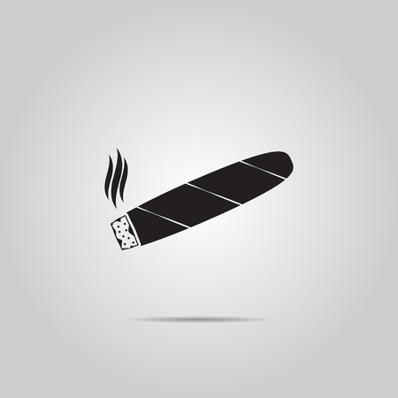 Cigar simple vector iconのイラスト素材