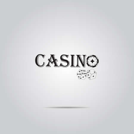 Casino sign. Vector iconのイラスト素材