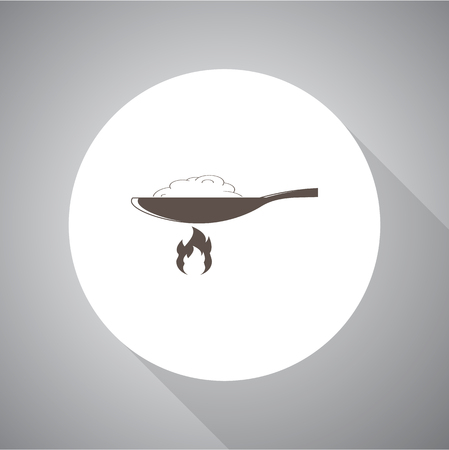 Spoon with a drug vector iconのイラスト素材