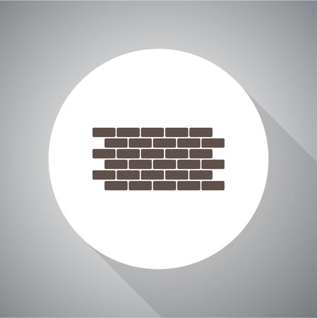 Brick wall vector iconのイラスト素材