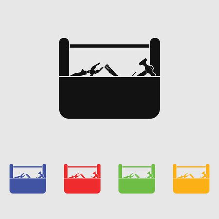 toolbox vector icon for web and mobileのイラスト素材