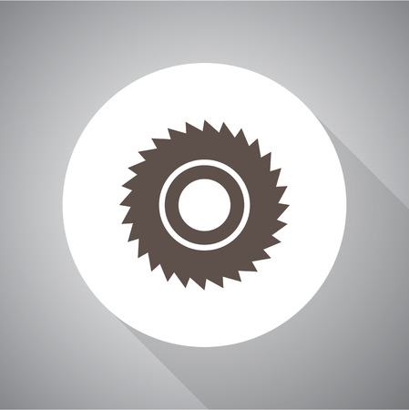 saw vector icon for web and mobileのイラスト素材
