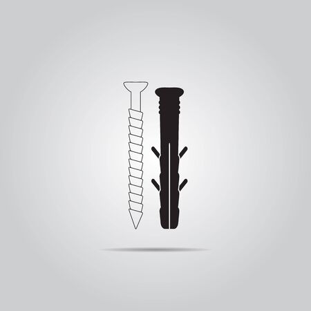 Dowel vector icon for web and mobileのイラスト素材