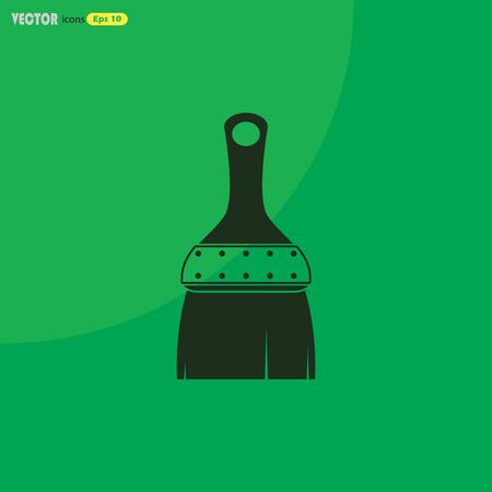 Brush vector icon for web and mobileのイラスト素材