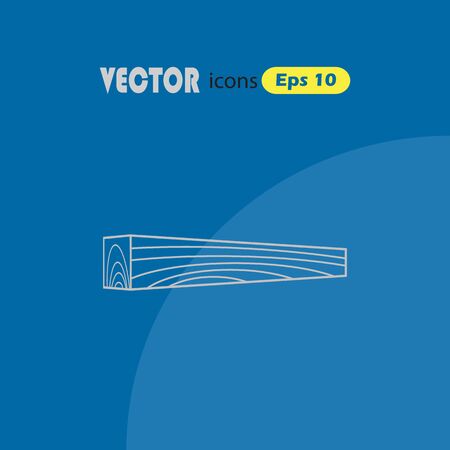 timber vector icon for web and mobileのイラスト素材