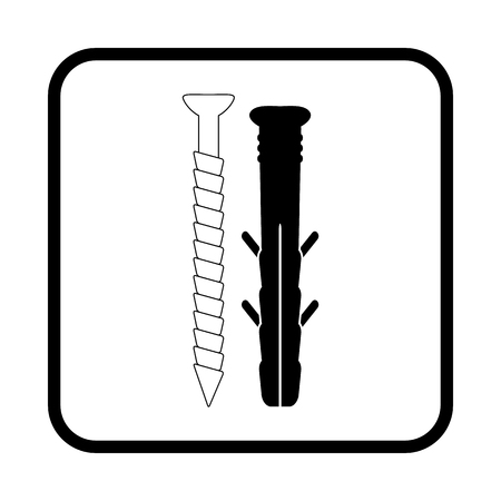 Dowel vector icon for web and mobileのイラスト素材