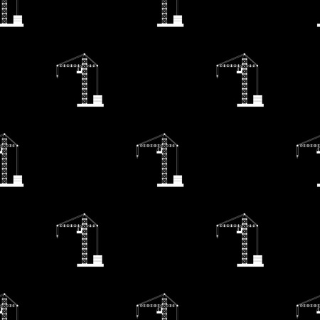 building crane vector iconのイラスト素材