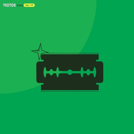 Razor blade vector iconのイラスト素材