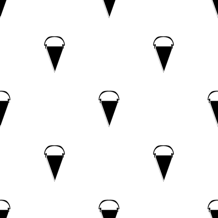 fire bucket isolated vector icon.のイラスト素材