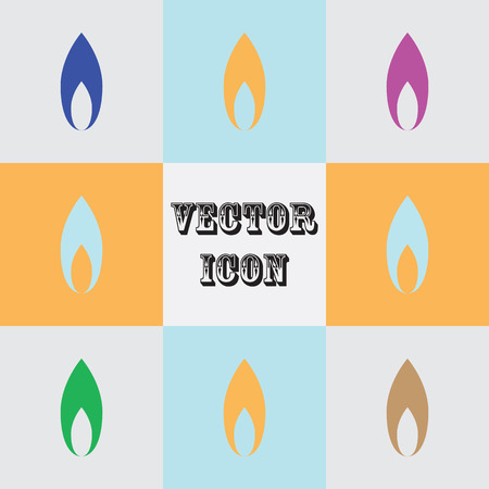 Fire Icon Vector.のイラスト素材