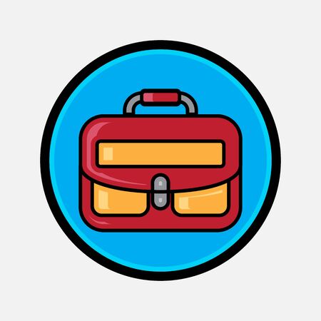 school bag vector icon for web and mobileのイラスト素材