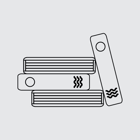 Book vector icon Line style for web and mobileのイラスト素材